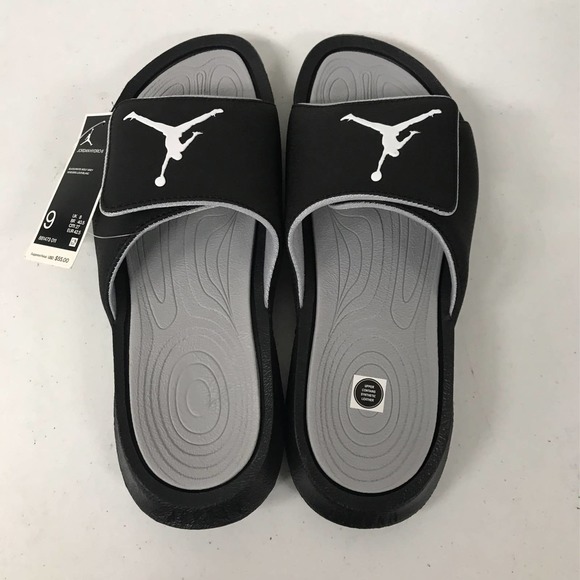 Nike Men’s Size 9 Jordan Hydro 6 Sandal, Black / Grey - Picture 4 of 7
